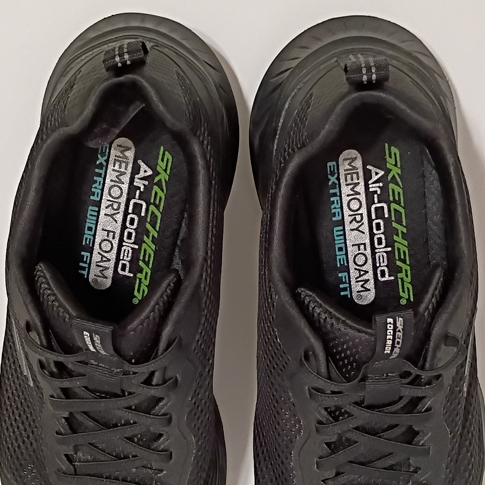 Skechers Men's Relaxed Fit Black Edgeride - Rekze Sneaker - Picture 7 of 10
